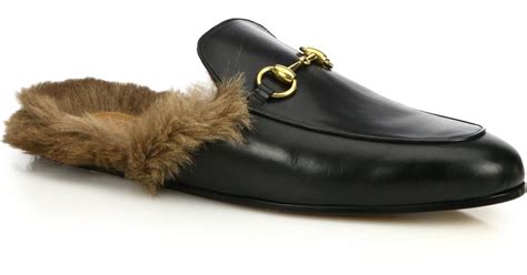 gucci slides women fur|Gucci fur slides men's.